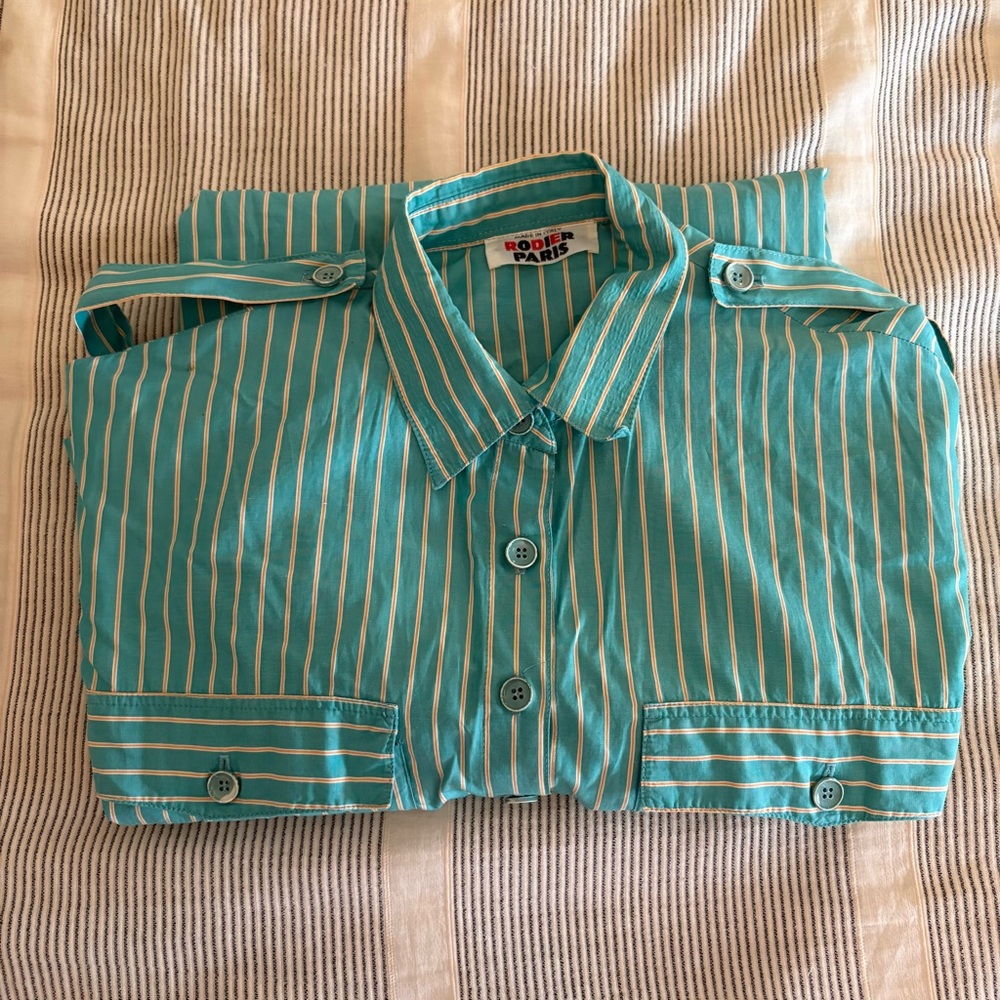 Vintage Rodier Paris Shirtdress - Picture 7 of 7